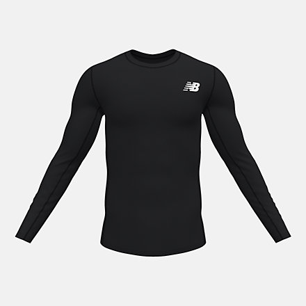 New Balance Baselayer Long Sleeve Top, TMMT735TBK image number null