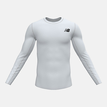 New Balance Baselayer Long Sleeve Top, TMMT735WT image number null