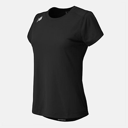 New Balance NB Short Sleeve Tech Tee, TMWT500TBK image number null