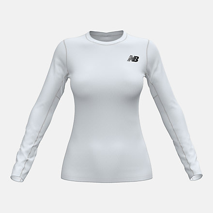 New Balance W Baselayer Long Sleeve Top, TMWT735WT image number null