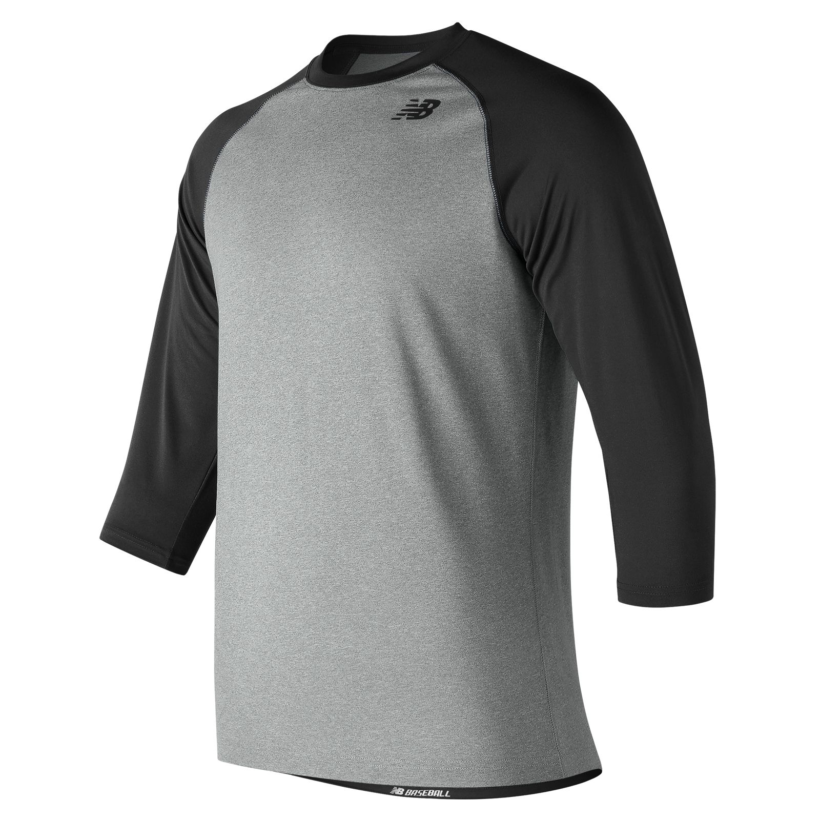 

New Balance Kids' Youth 3 Quarter Raglan Black - Black