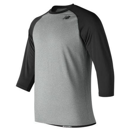 Youth 3 Quarter Raglan, TEAM BLACK, TMYT601TBK