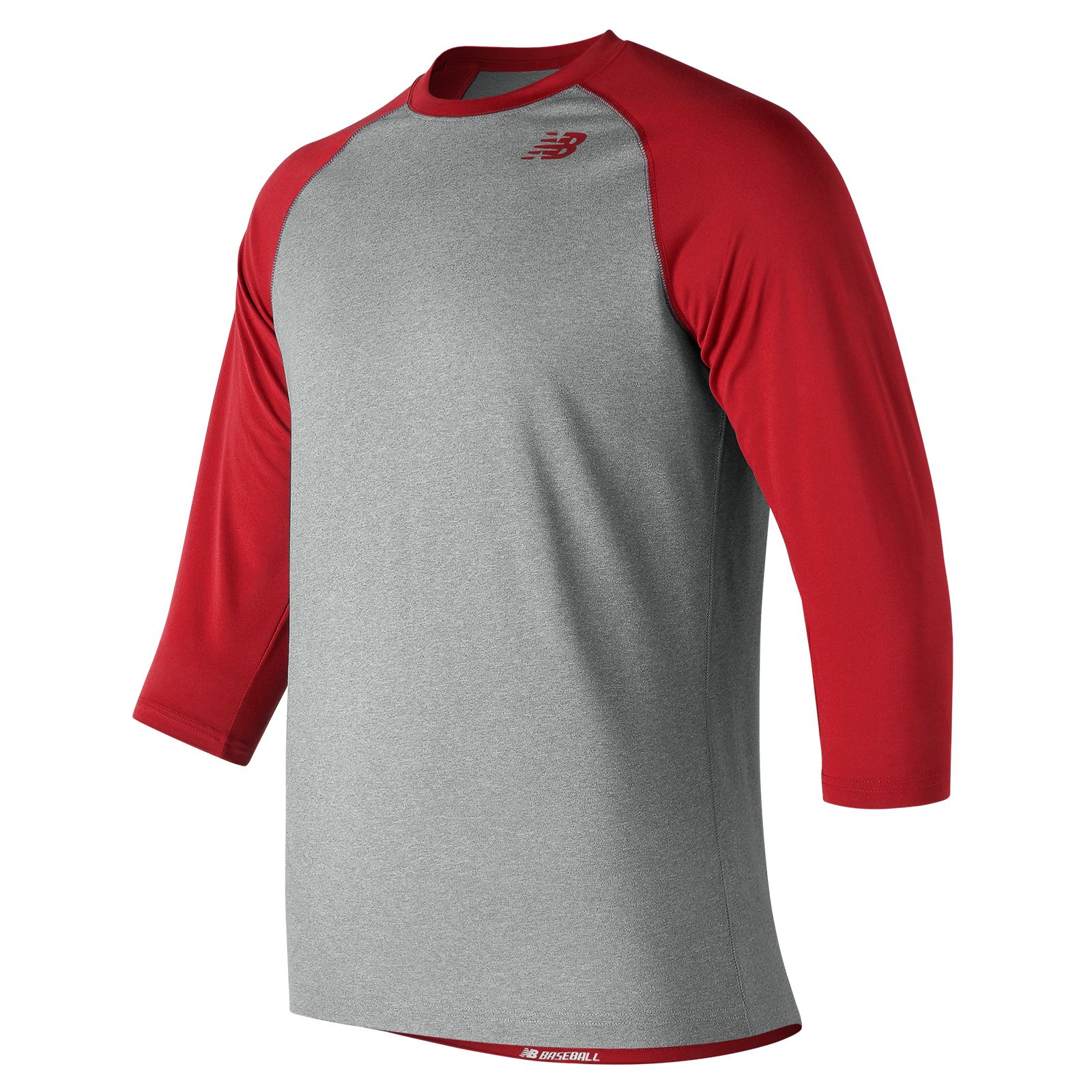 

New Balance Kids' Youth 3 Quarter Raglan Red - Red