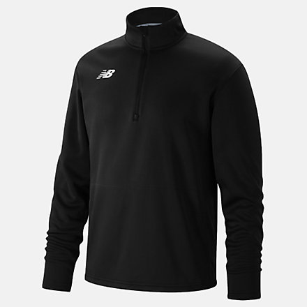 New Balance Youth Thermal Half Zip, TMYT725TBK image number null