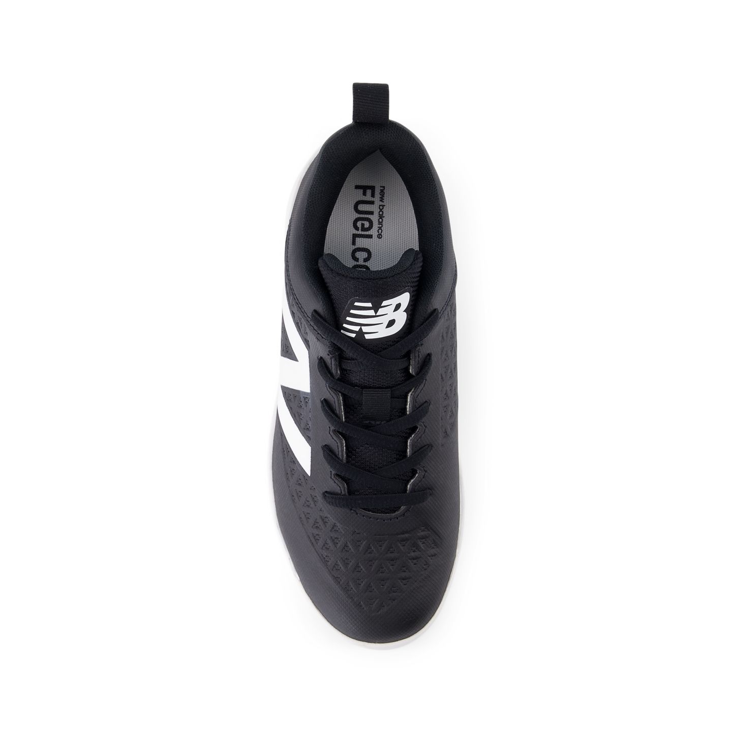 Детские кроссовки New Balance 4040 v8 Youth Turf-Trainer, цвет: Чёрный / Белый — фото 4
