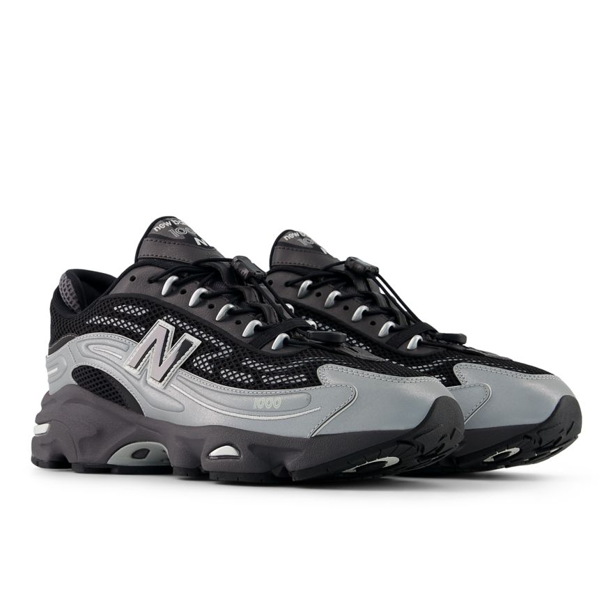 New Balance 1000g Shoes (Silver Metallic With Black)