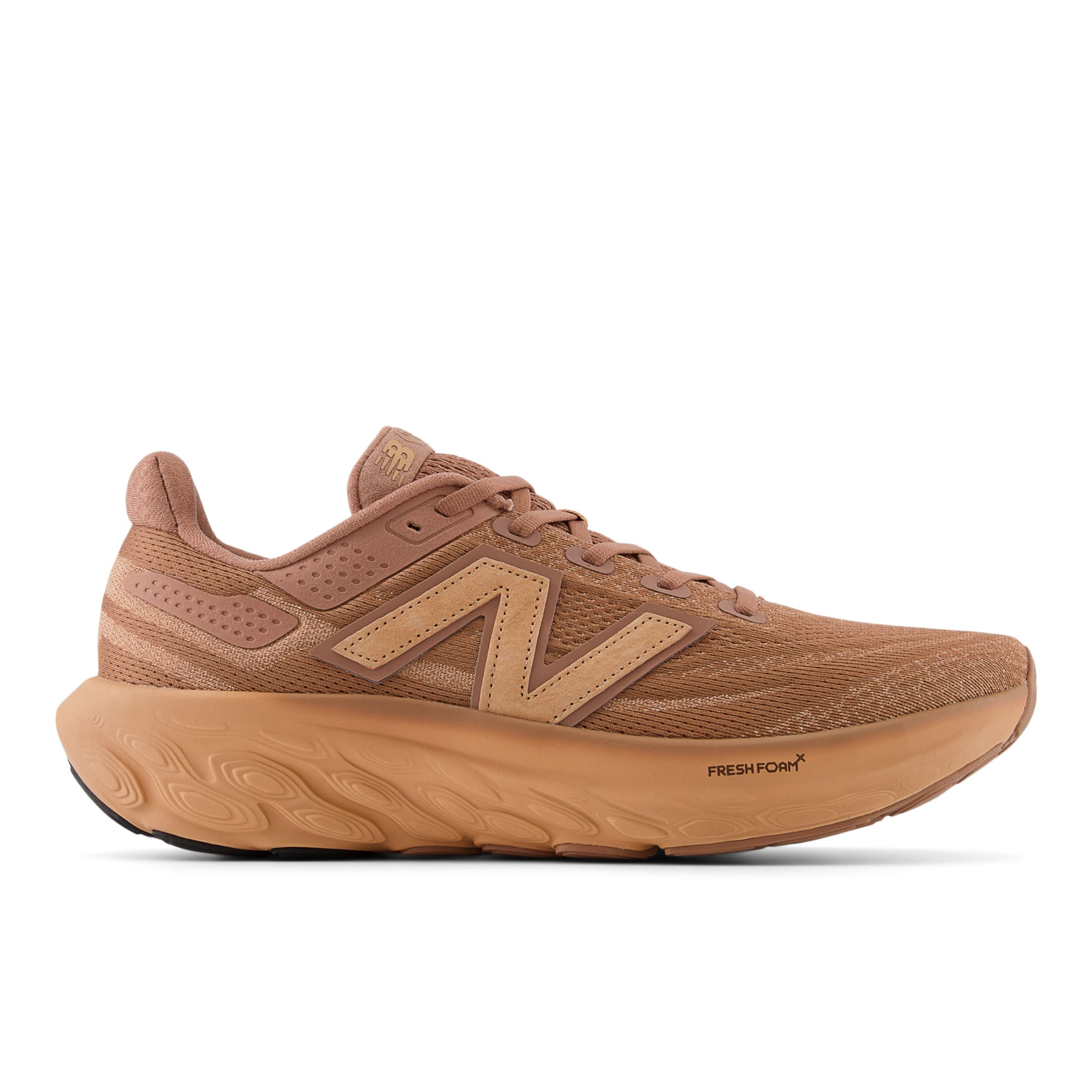 New Balance Unisex Fresh Foam X 1080 Utility in Brown Mesh, size 4.5