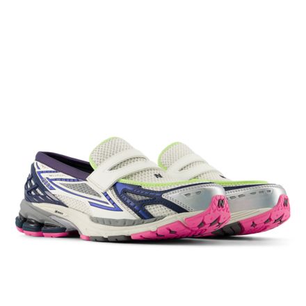 1906L, SILVER METALLIC with NB NAVY with PINK HEAT, U190667K