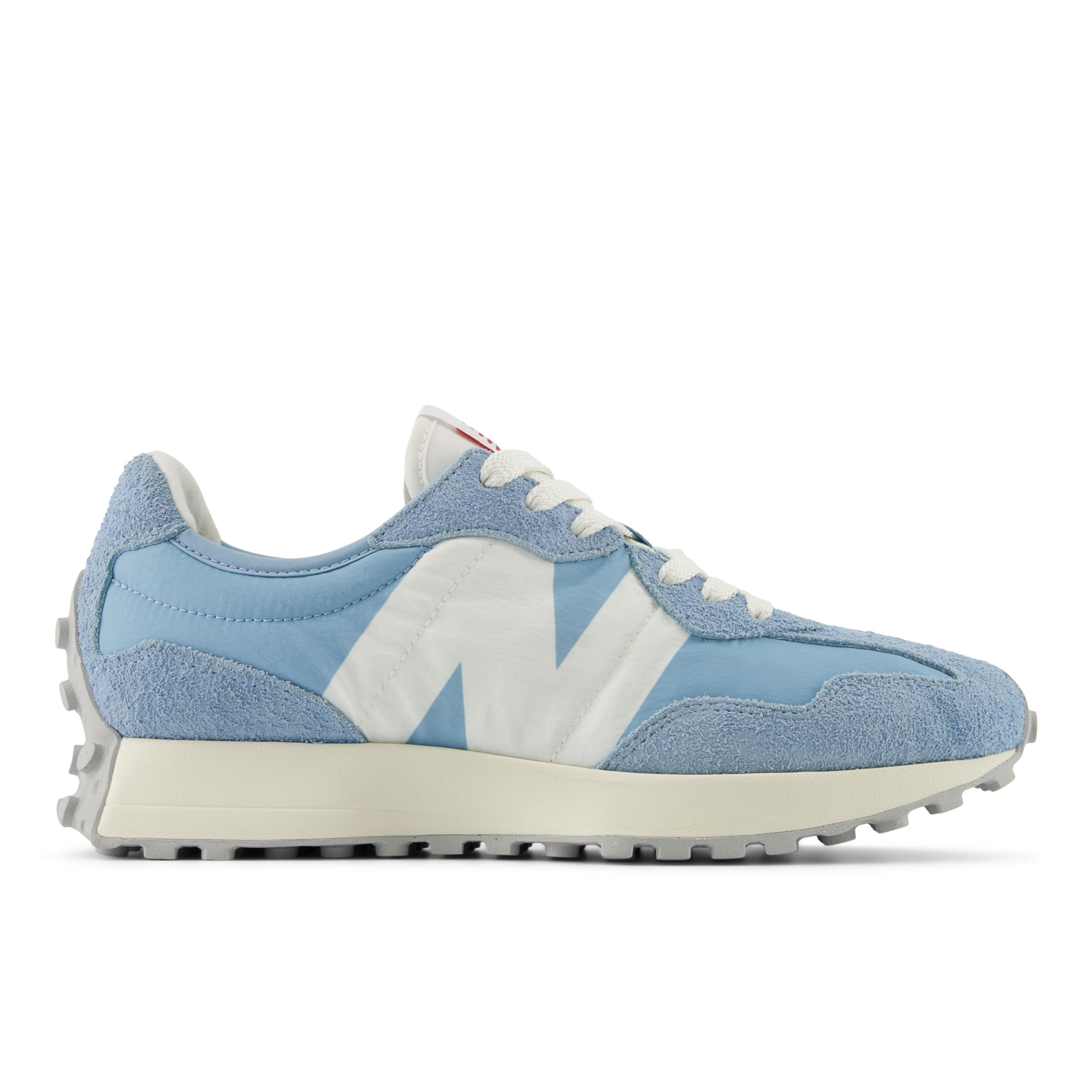 New Balance Unisex 327 in Blue Suede/Mesh, size 9