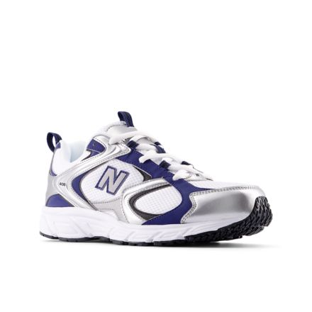 408, WHITE with SILVER METALLIC with BLUE OYSTER, U40825M