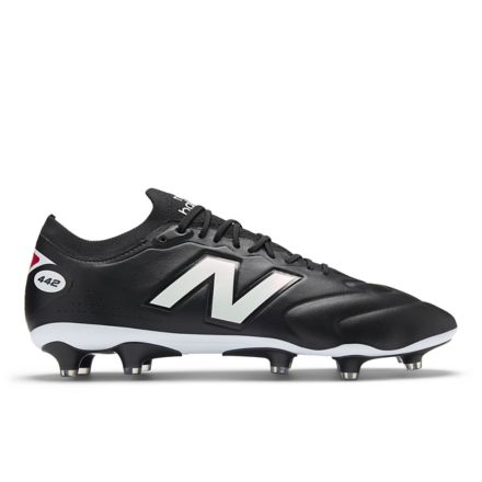 442 Elite Knit FG V3, Black 100 with NB 103 WHITE with FIRE CRACKER, U41FM27E