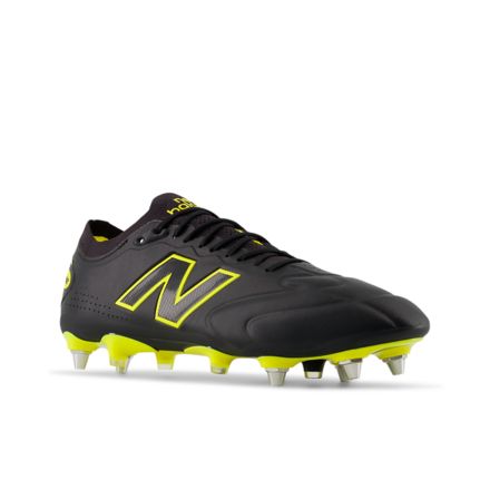 442 Elite Knit SG V3, Black with PUNCH YELLOW with FIRE CRACKER, U41SM9VR