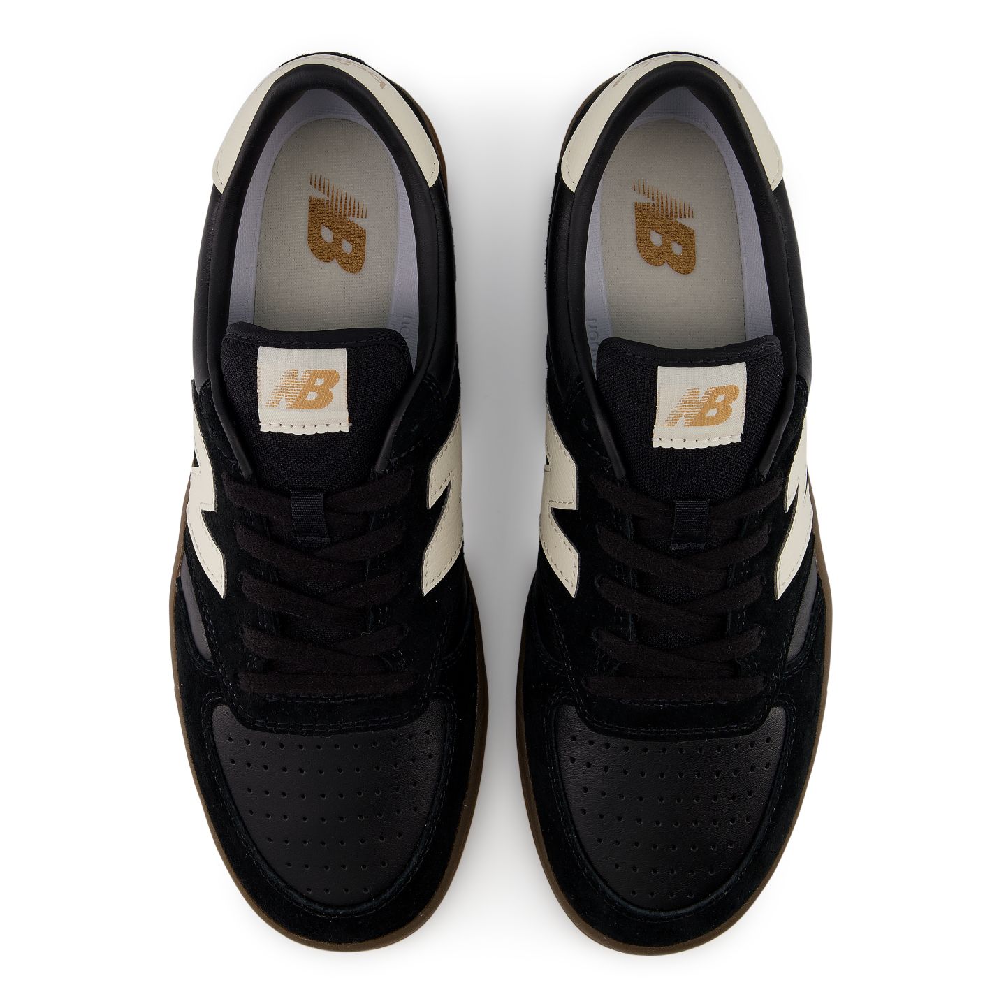 Мужские кроссовки New Balance T500, цвет: Чёрный / Металлик — фото 4