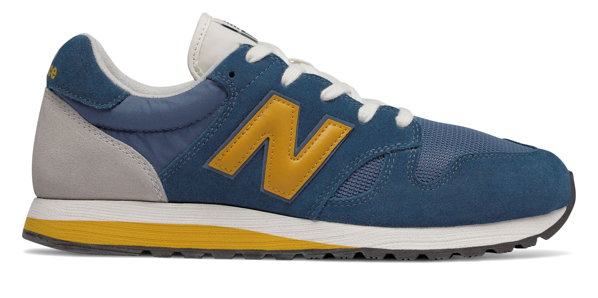 NB 520 70s Running, blu scuro con giallo