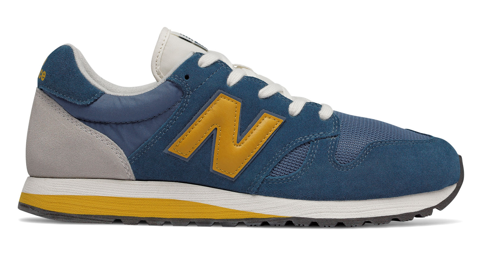 NB 520 70s Running, bleu foncé avec jaune