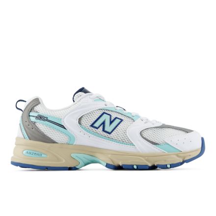 530, WHITE with Blue Light with SILVER METALLIC, U5309FC
