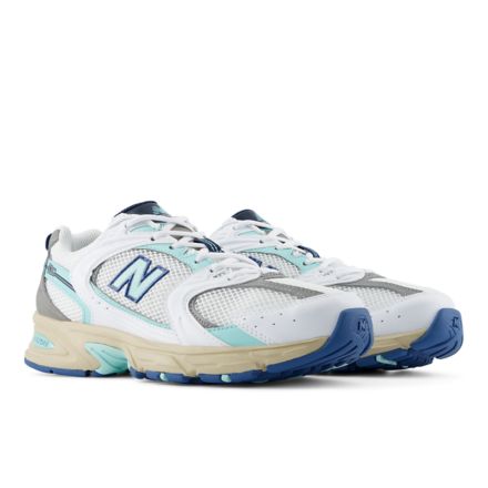530, WHITE with Blue Light with SILVER METALLIC, U5309FC