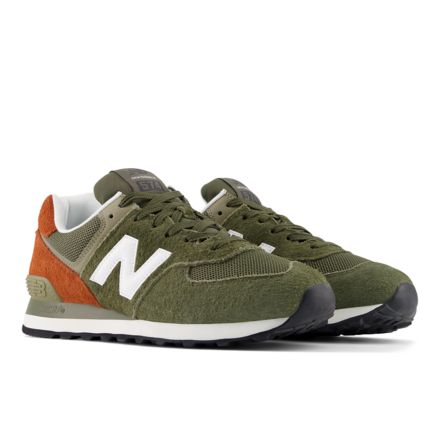 New balance hotsell 574 naranja