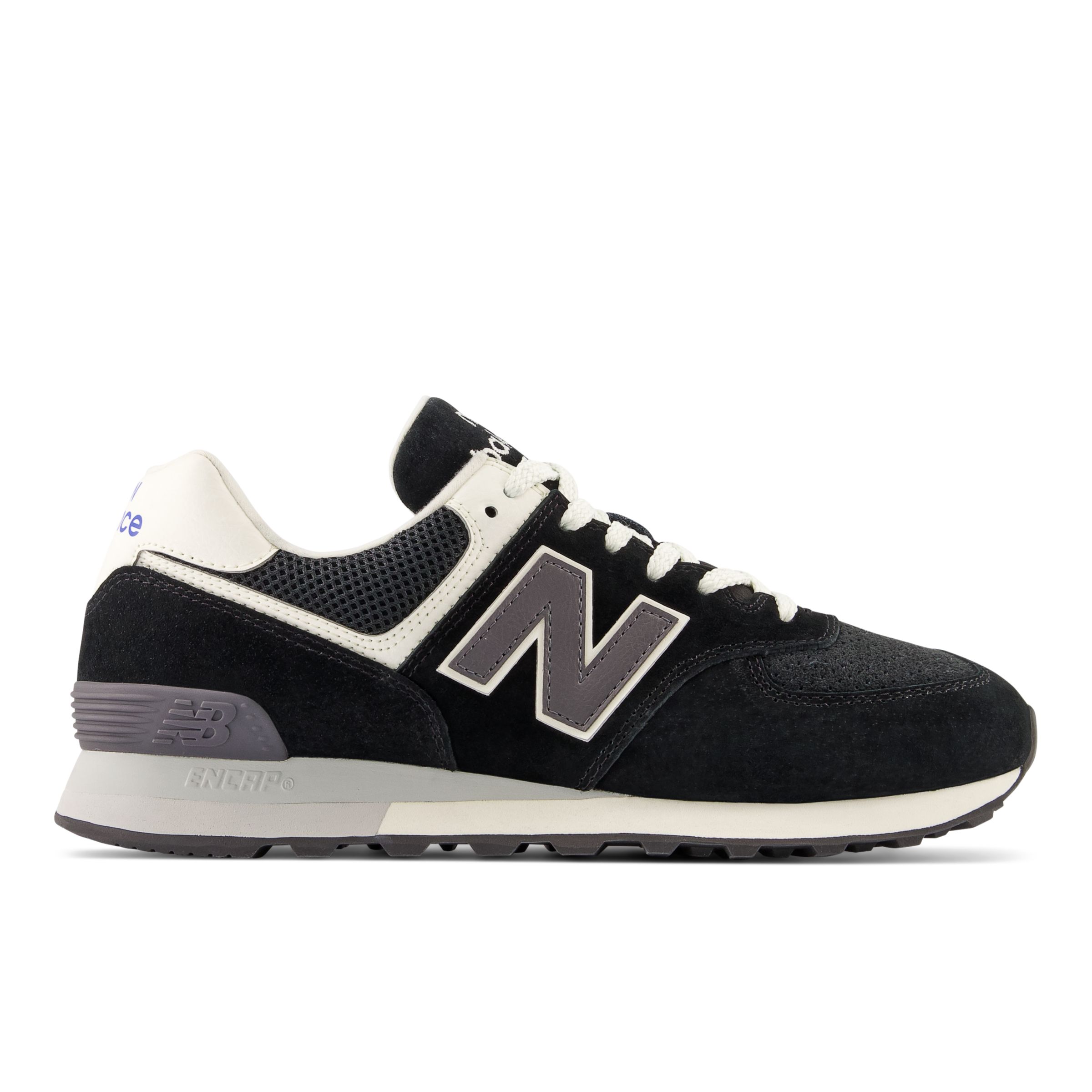 New Balance Unisex 574 in Schwarz/Weiß