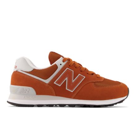 New balance 574 store herren orange