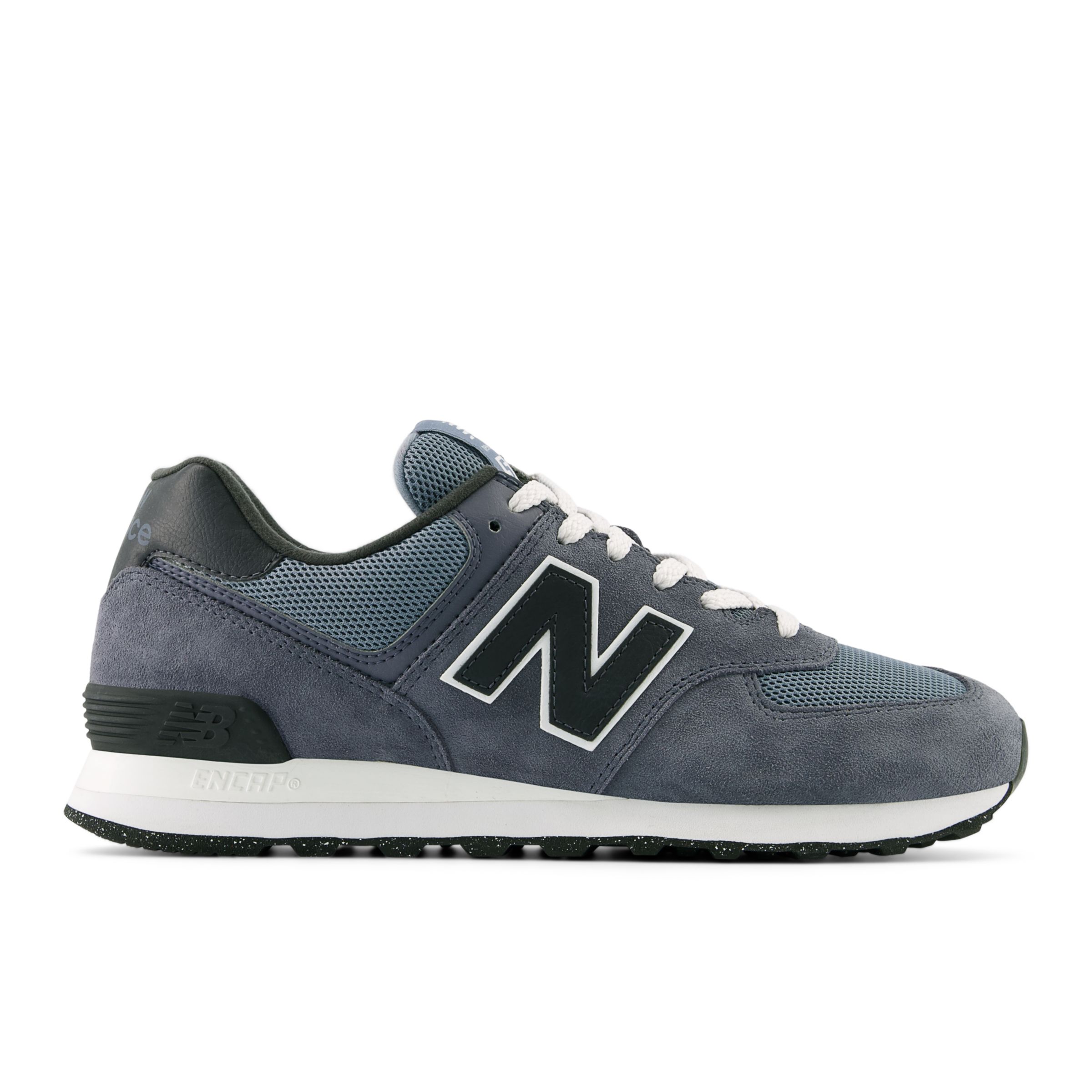 

New Balance Unisex 574 Grey/Black - Grey/Black