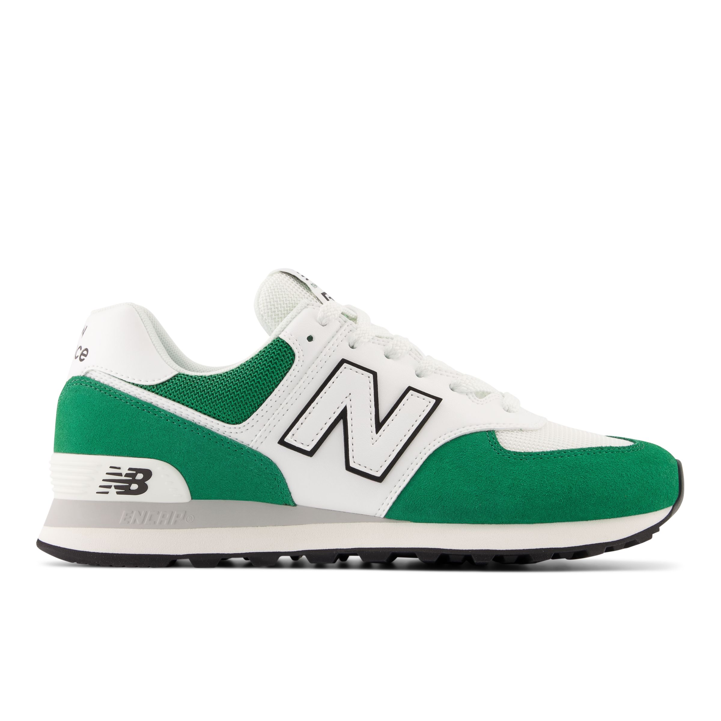 

New Balance Unisex 574 Green/White - Green/White