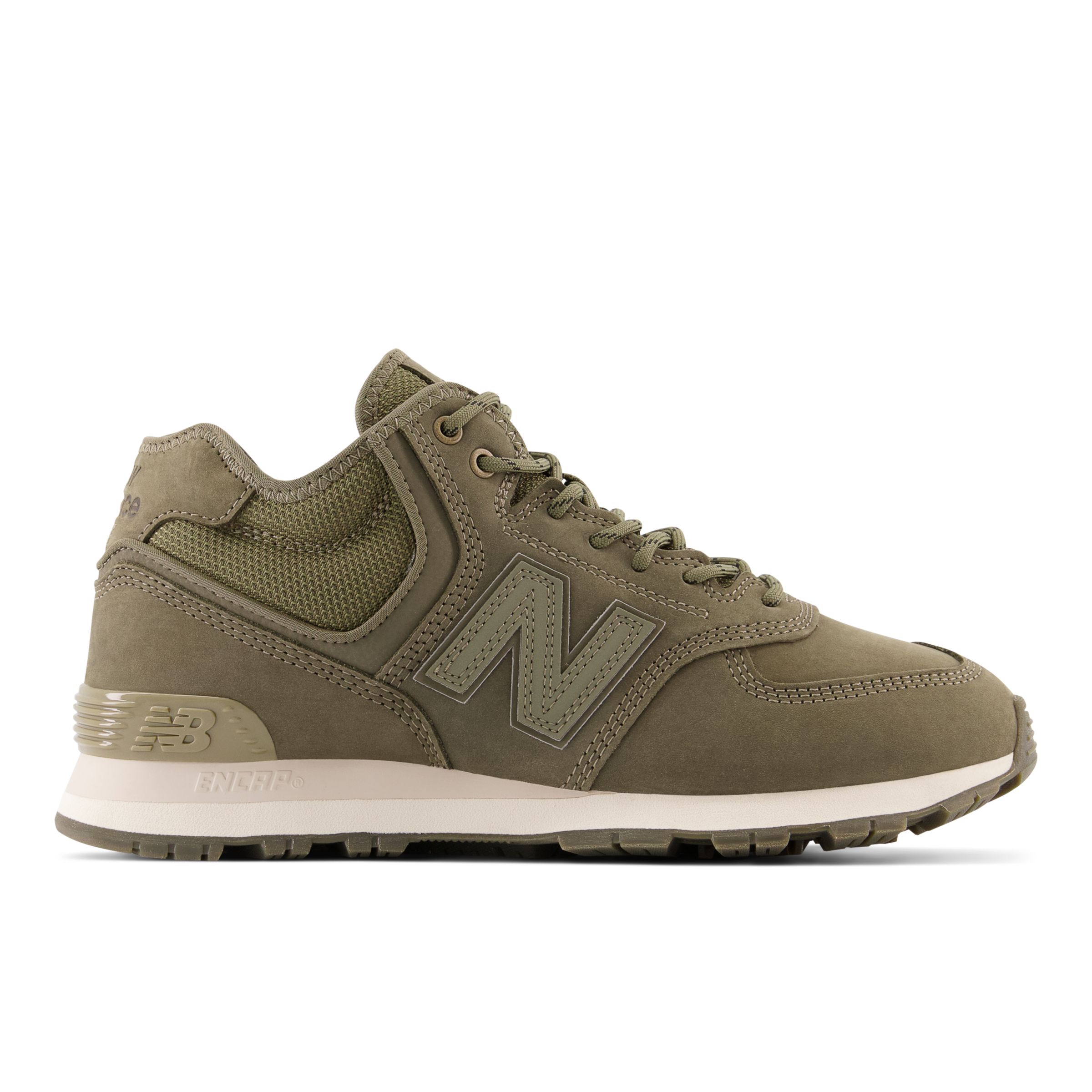 

New Balance Unisex 574H Green/Black - Green/Black