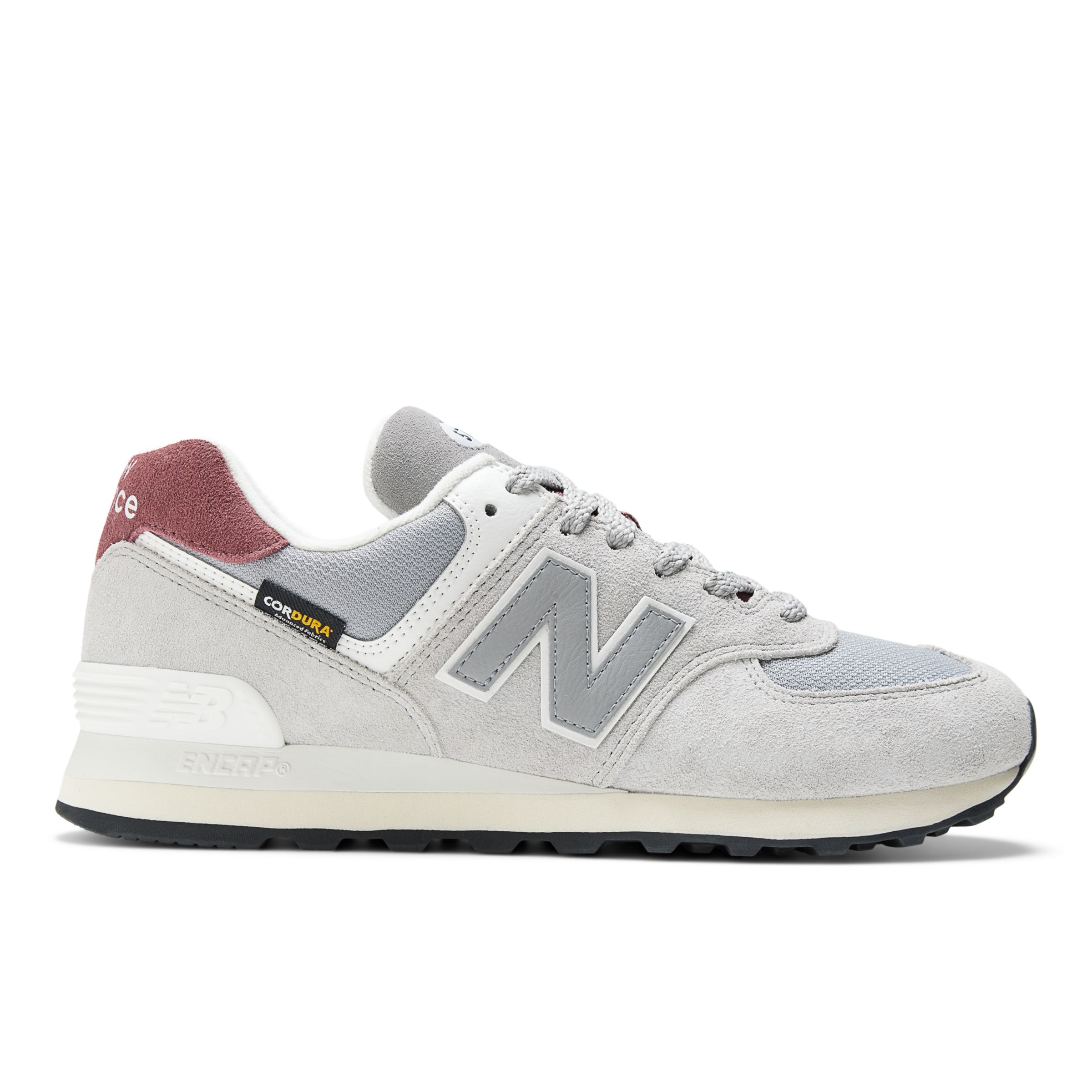 New Balance Unisex 574 in Grey Suede/Mesh, size 8.5