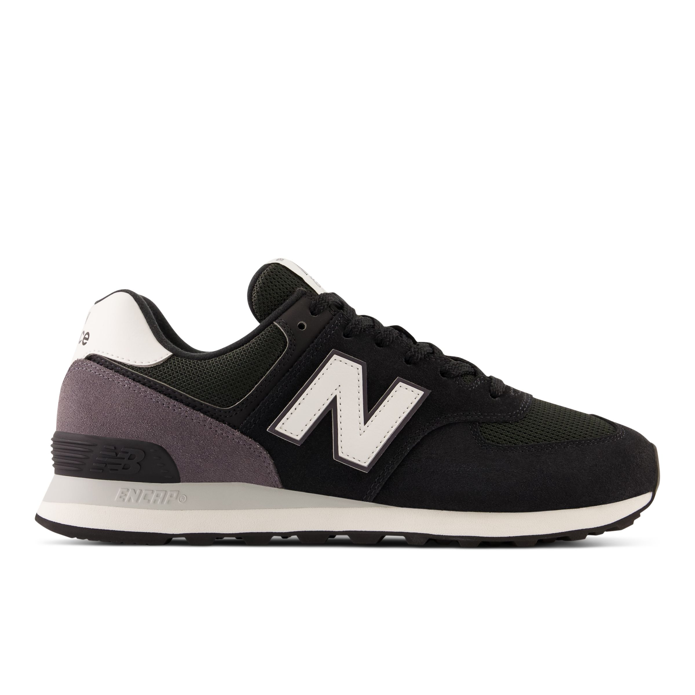 

New Balance Unisex 574 Black/White - Black/White