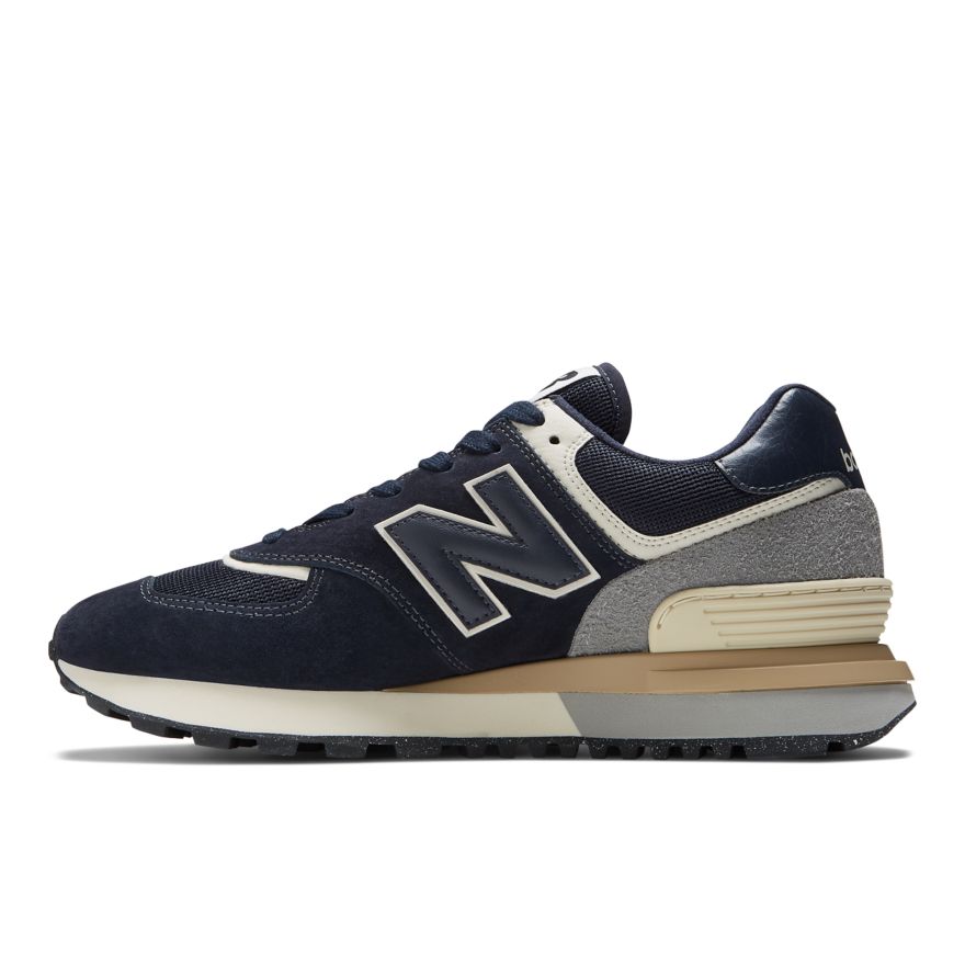 New balance 574 hot sale sport azul marinho