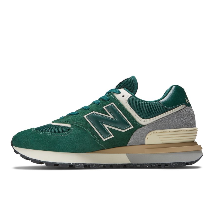 Green new cheap balance 574 mens