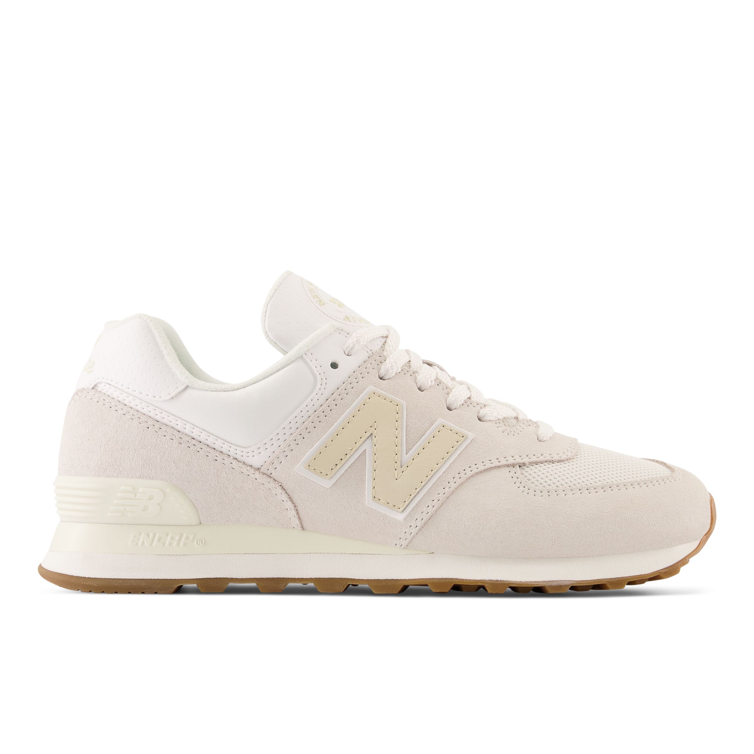 New balance 574 sport store v2 triple white trainers