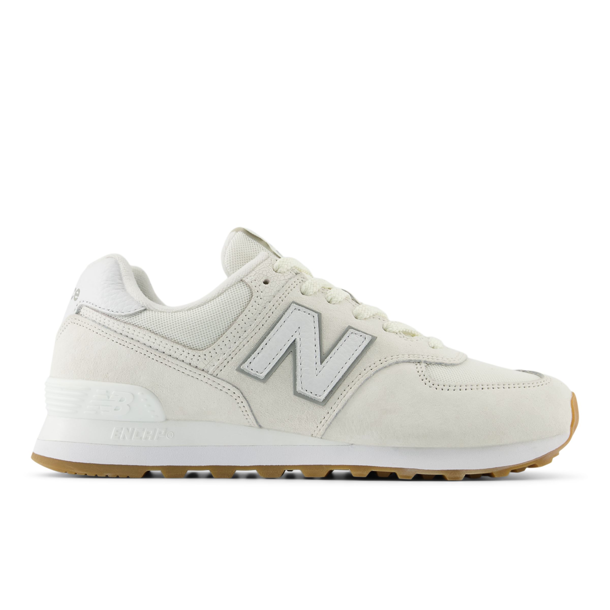 

New Balance Unisex 574 White/Grey - White/Grey