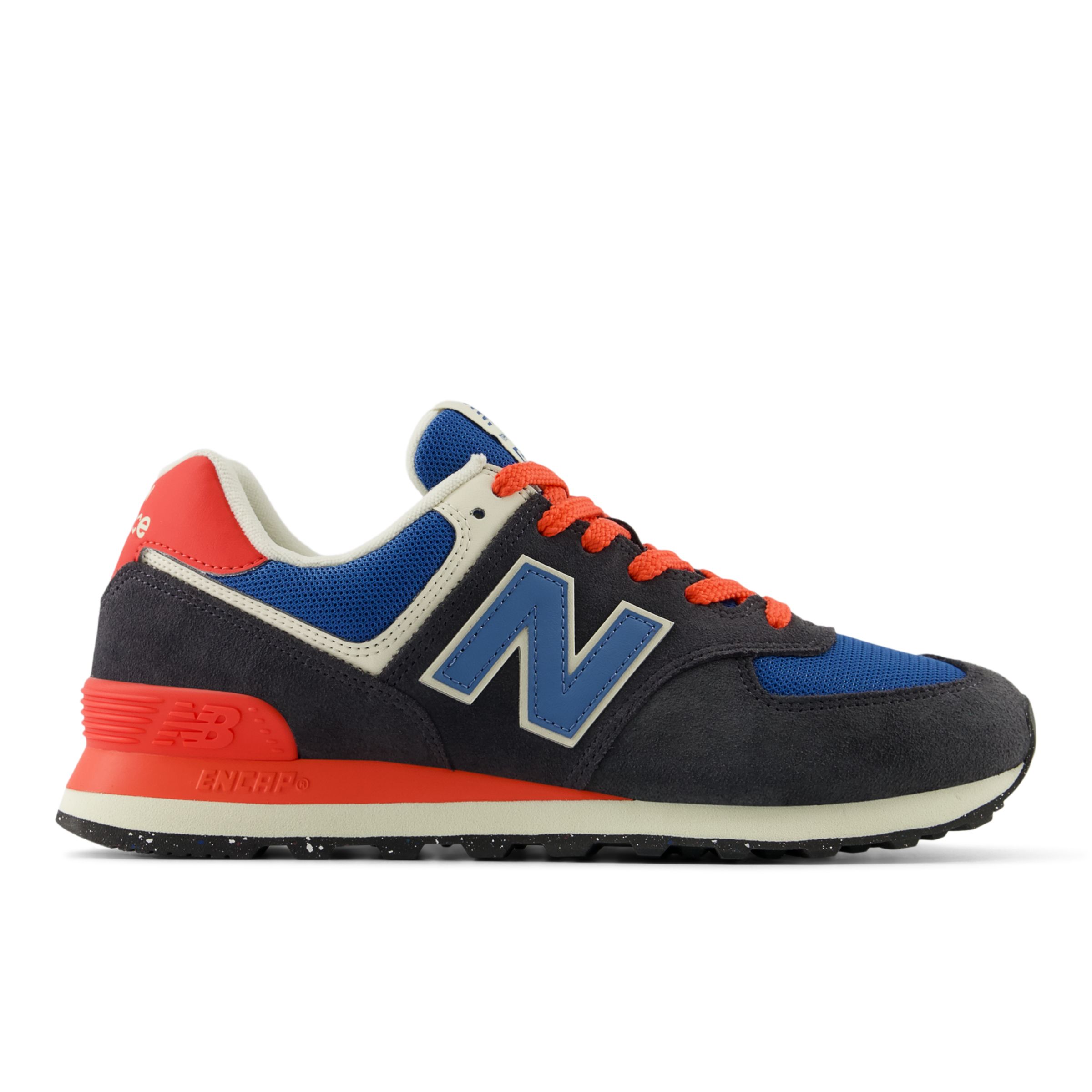 

New Balance Unisex 574 Black/Blue/Red - Black/Blue/Red