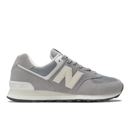 all white new balance 574