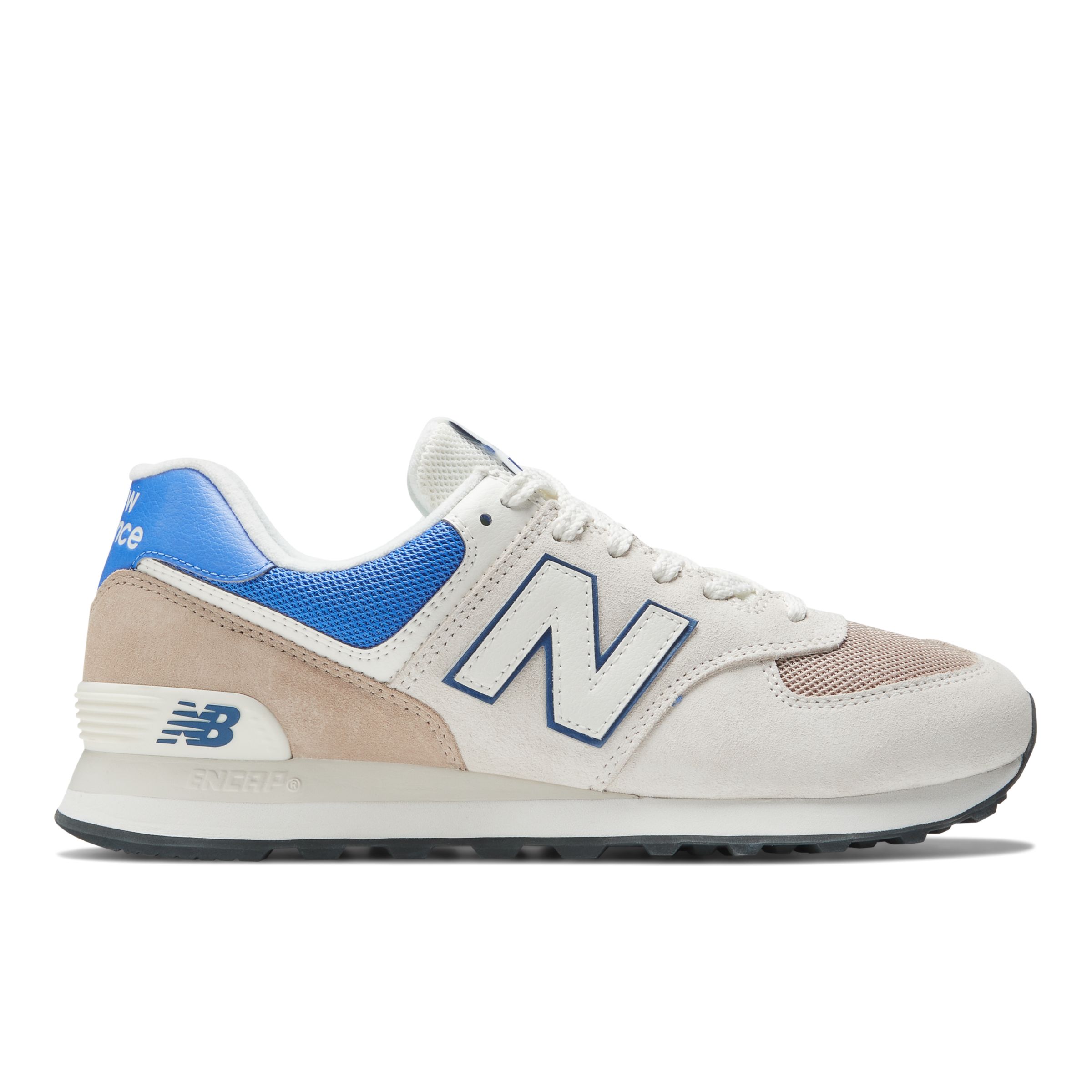 New Balance Unisex 574 in Azul, Suede/Mesh, Tamanho 46.5