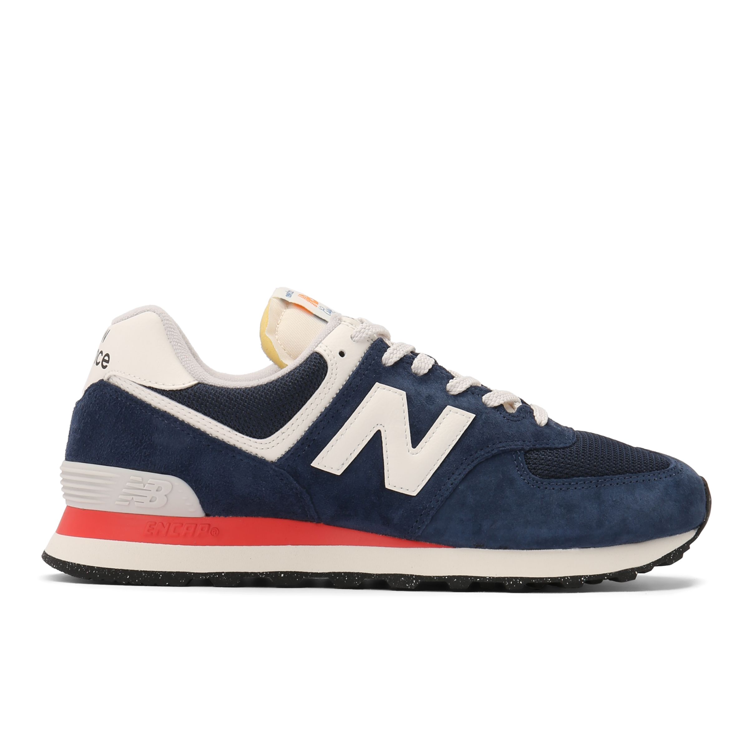 New Balance Unisex 574 in Blue/White Suede/Mesh, size 6.5