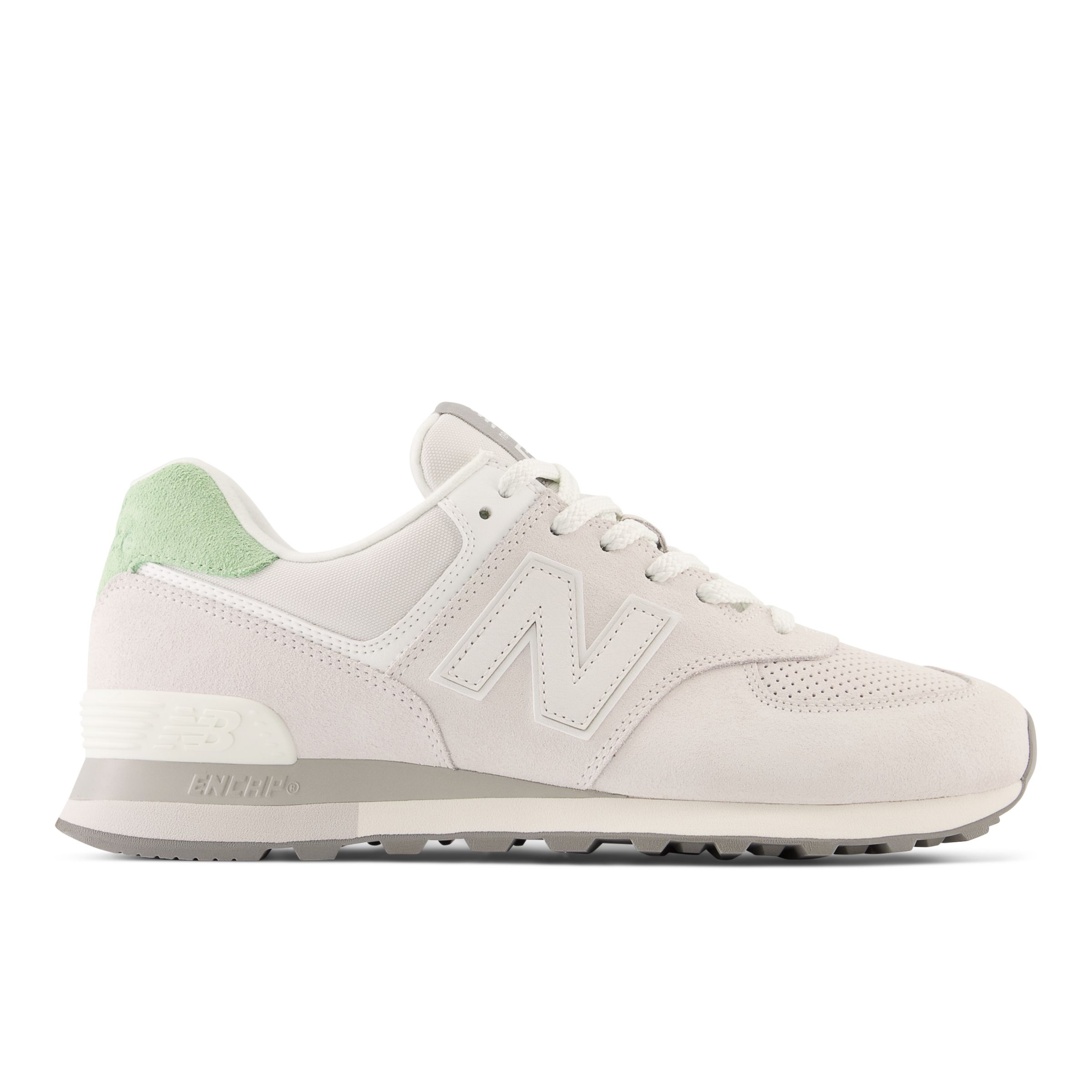 New Balance Unisex 574 in Verde, Suede/Mesh, Tamanho 40.5