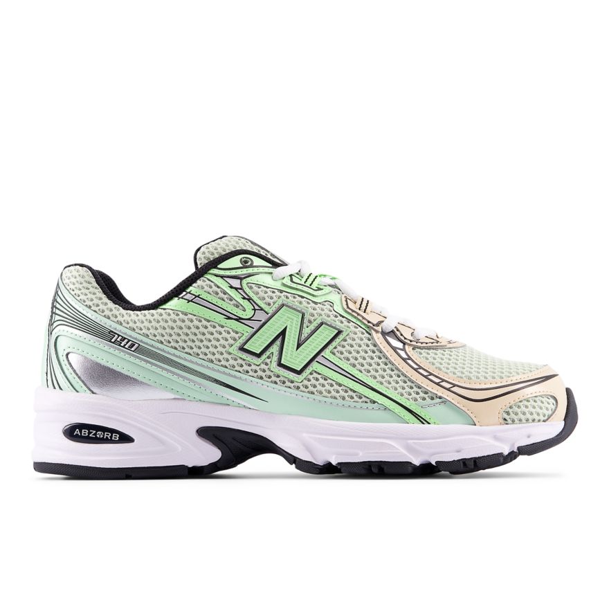 New Balance Unisex 740 Sneakers (Mint Flash with Ash Wood and Lab Green)