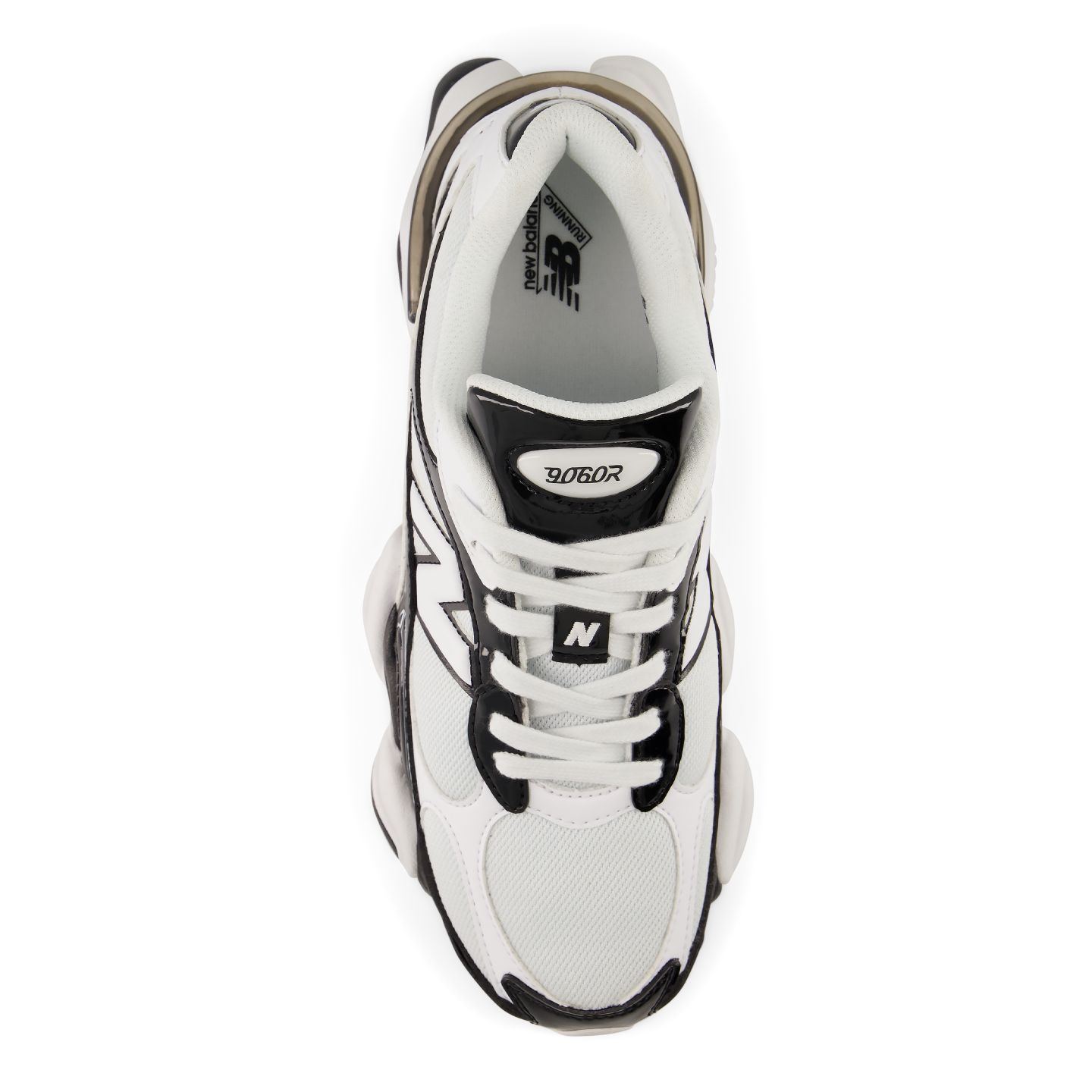 Мужские кроссовки New Balance 9060R, цвет: Чёрный / Белый — фото 4