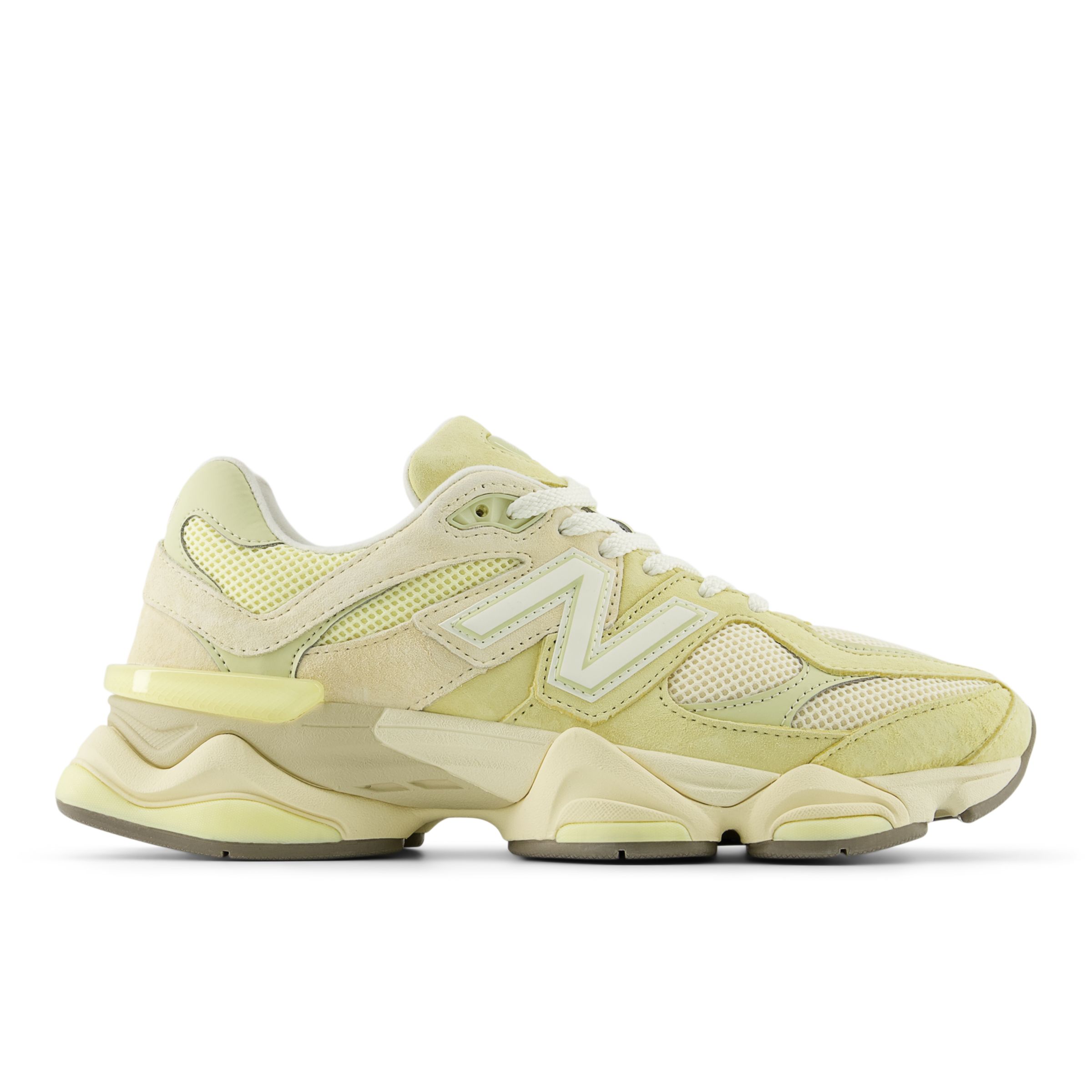New Balance Unisexe 9060 en Beige, Suède/Mesh, Taille 40.5 Large