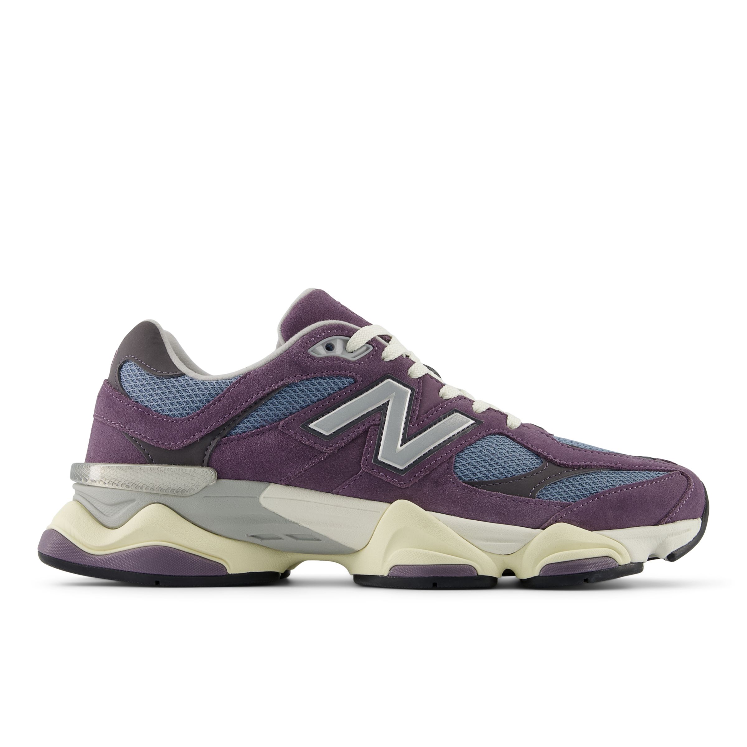 New Balance Unisex 9060 in Grey Suede/Mesh, size 7