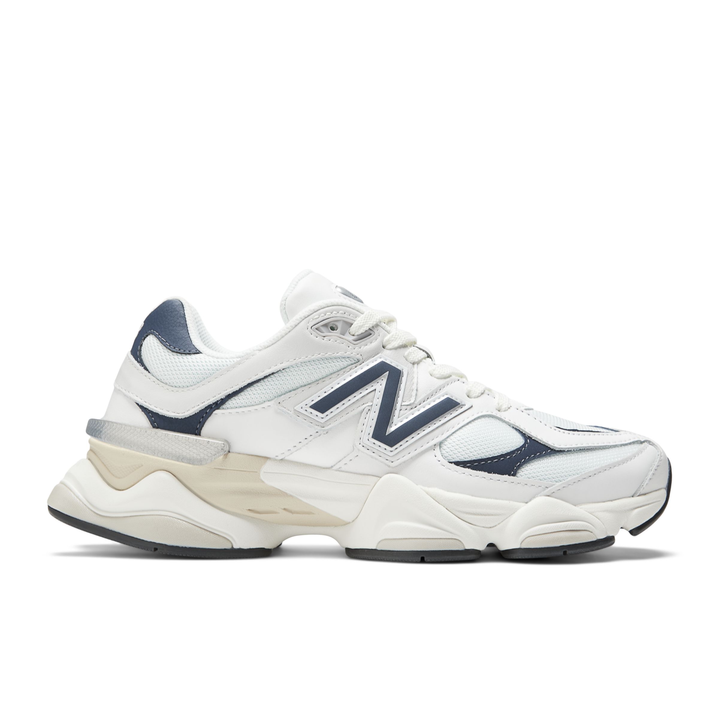 New Balance 9060 trainers in moonrock and navy