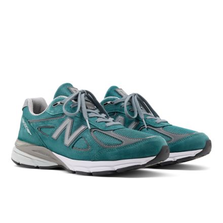 Made in USA 990v4, VINTAGE TEAL with GREY 006 with WHITE, U990OV4