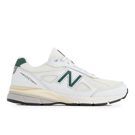 New Balance 990V4 White/Green-