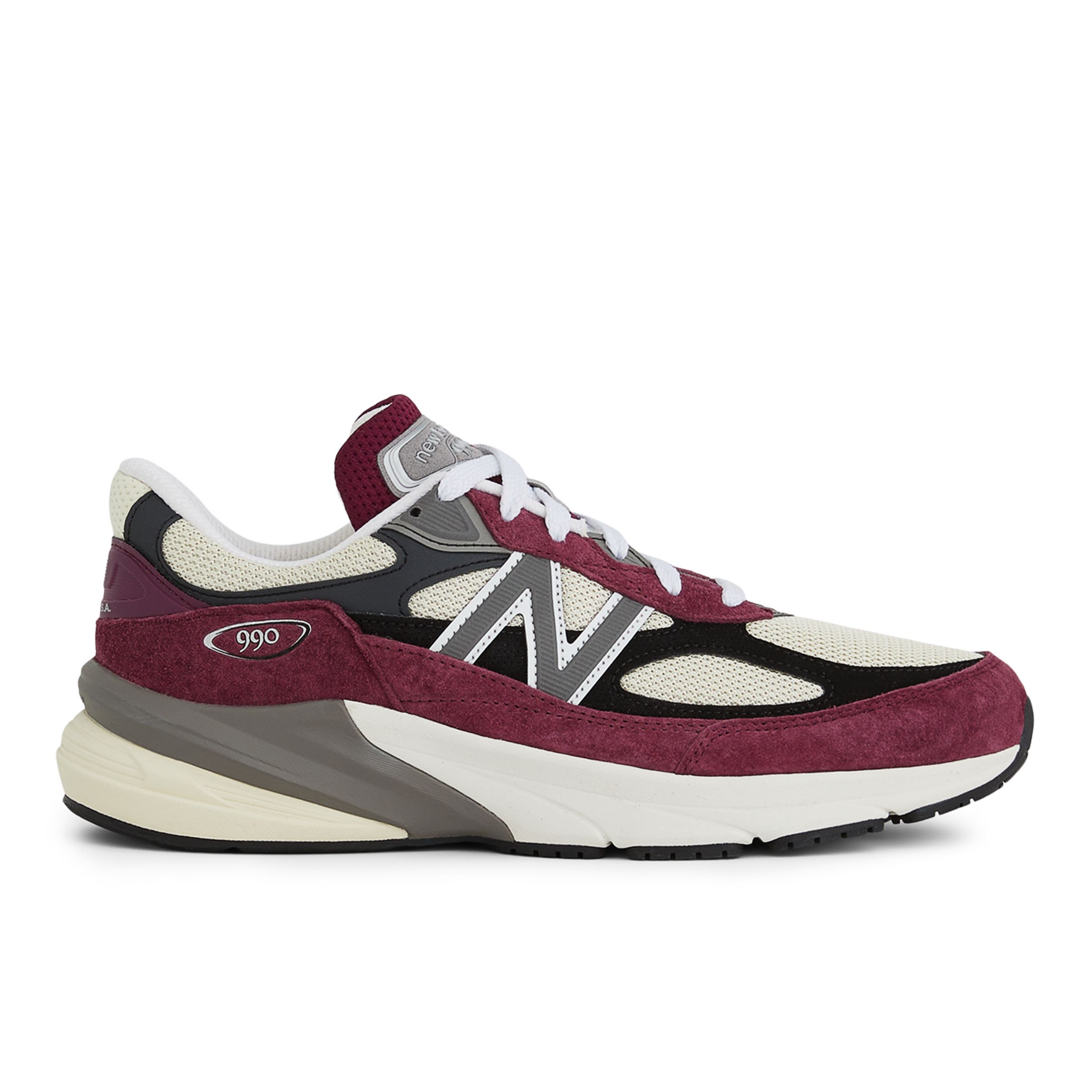 

New Balance Unisex Made in USA 990v6 Red/White - Red/White