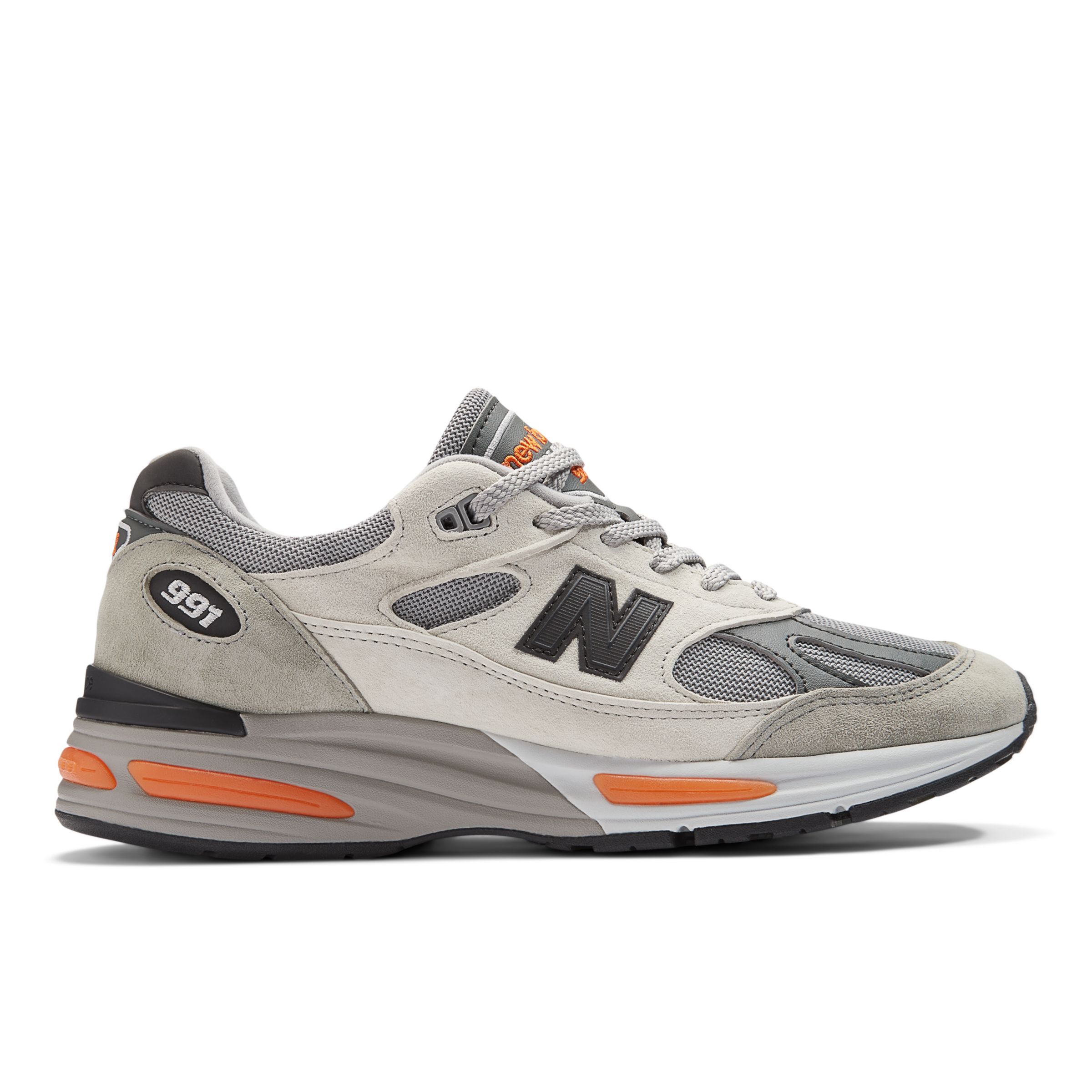 

New Balance Unisex Made in UK 991v2 -Winter flare Grey/Orange - Grey/Orange