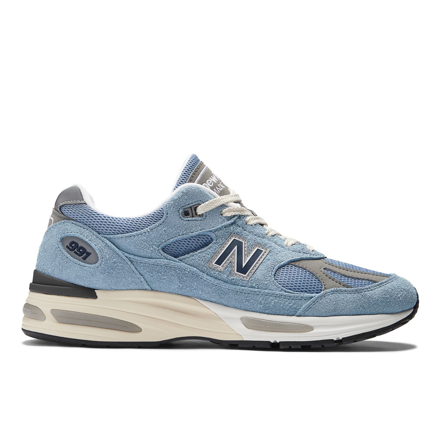 Мужские кроссовки New Balance Made in UK 991v2 Grounded, цвет: Синий / Джинсовый — фото 1
