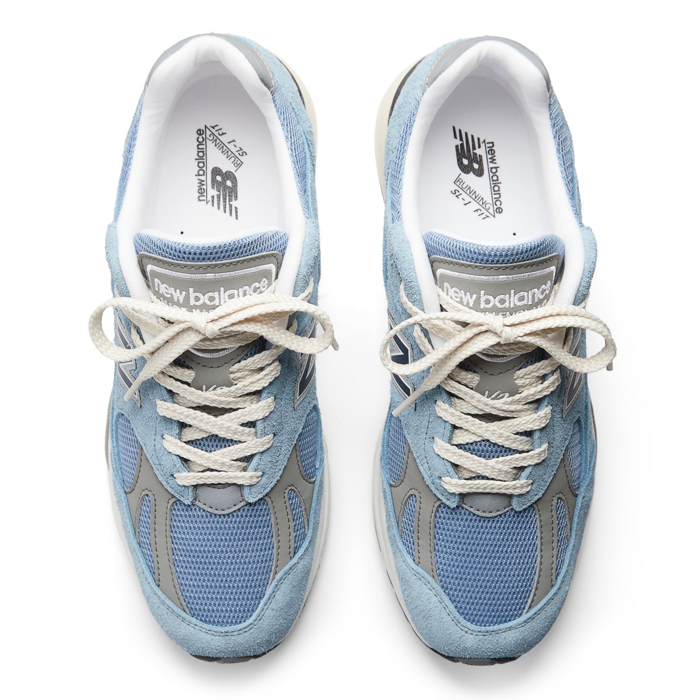 Мужские кроссовки New Balance Made in UK 991v2 Grounded, цвет: Синий / Джинсовый — фото 4
