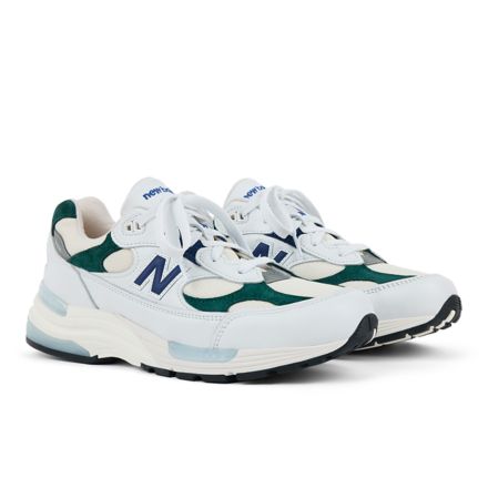 Made in USA 992, White with Marsh Green, U992GB